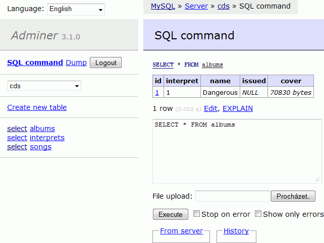 postico single sql file for multiple databases