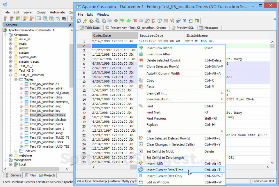 Example Of Database Software