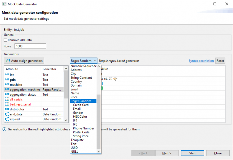 mock data generator online